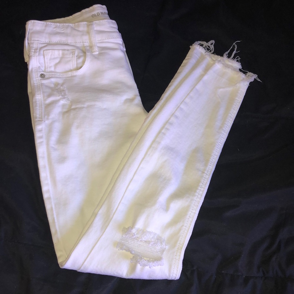 White jeans
